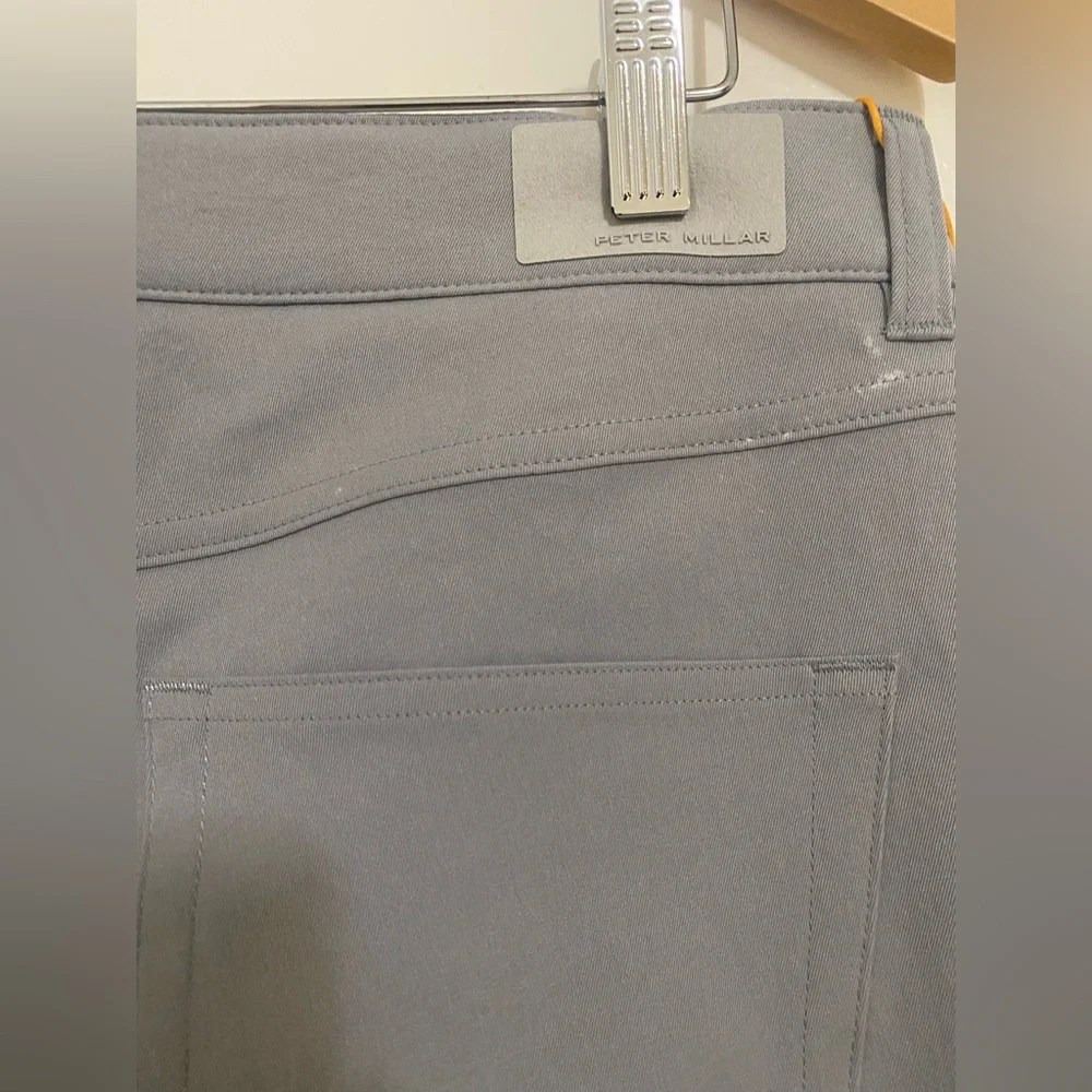 Peter Millar eb66 Performance Five Pocket Pant in Grey Gale Color - Picture 10 of 10